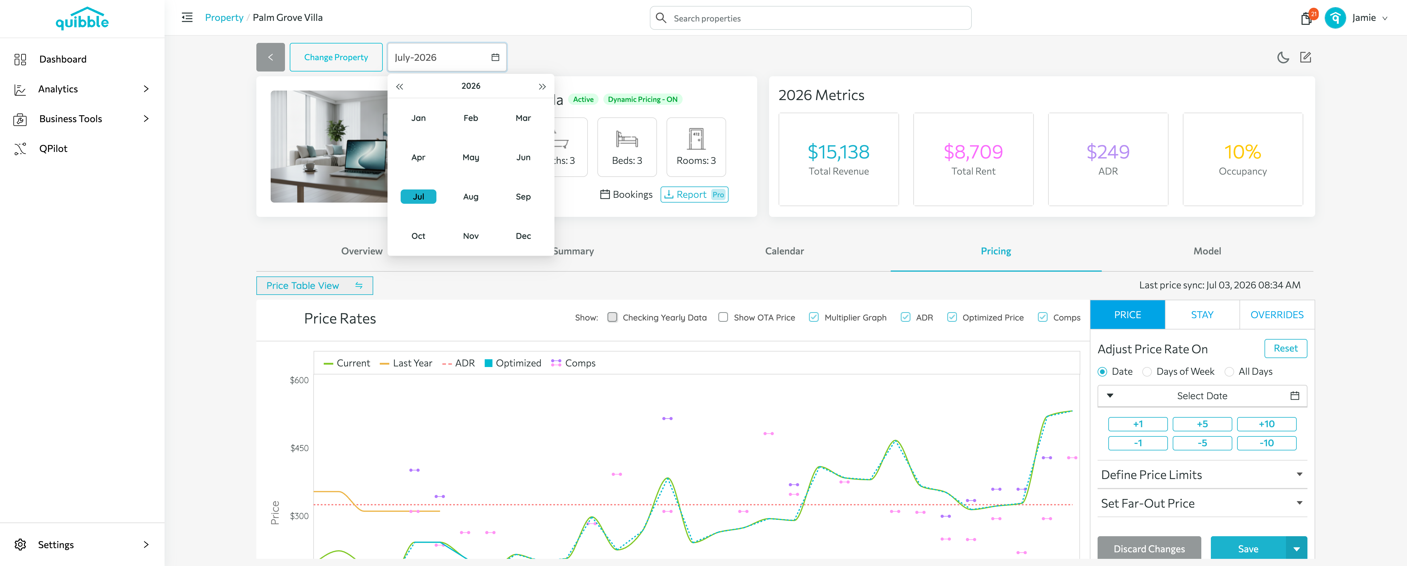 Price Graph View — step 1