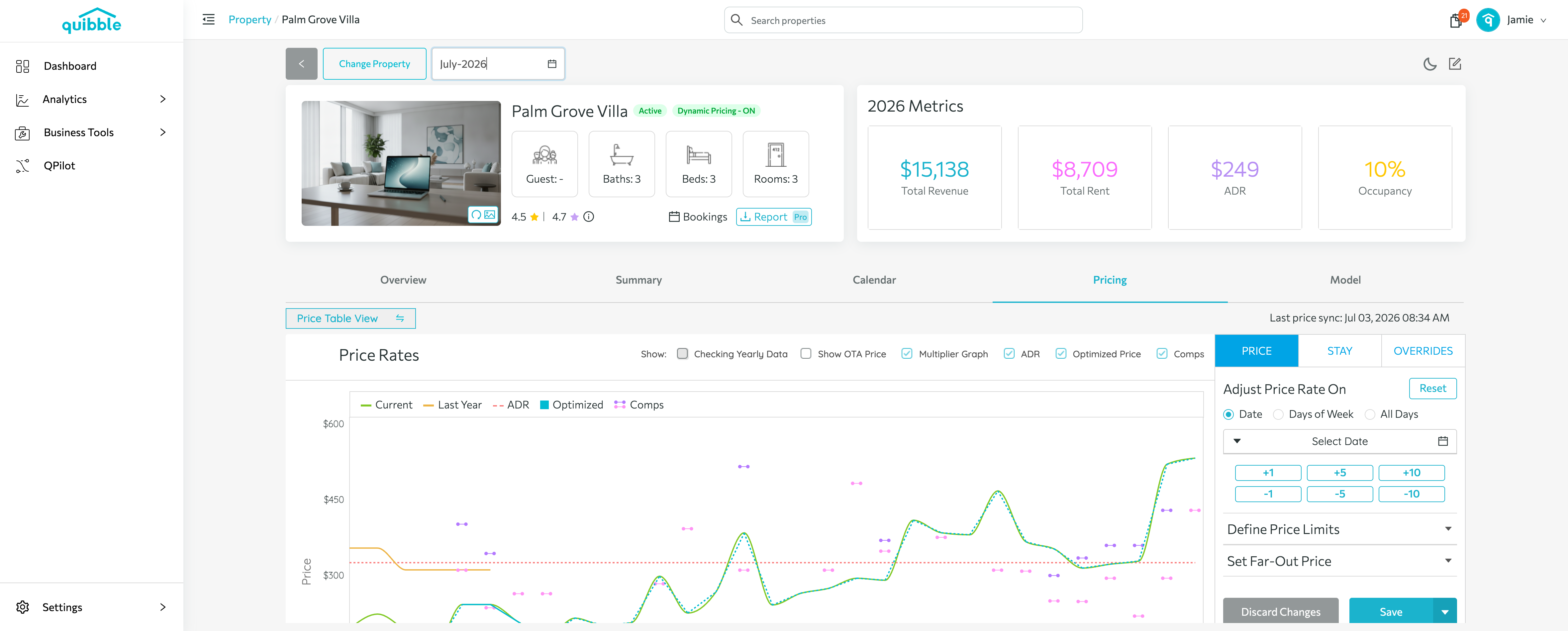 Price Graph View — step 3