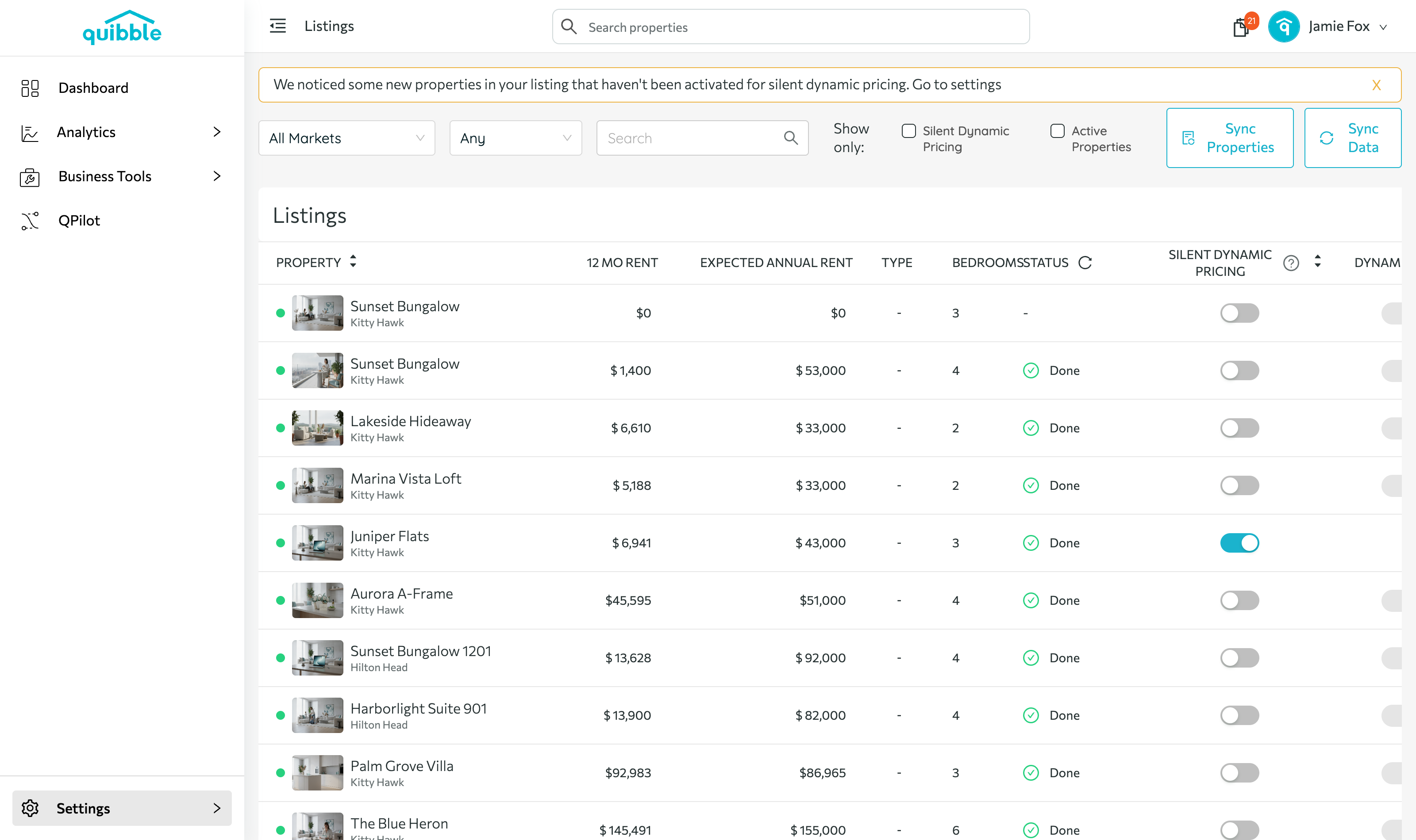 Syncing Properties and Data from Your PMS — step 1