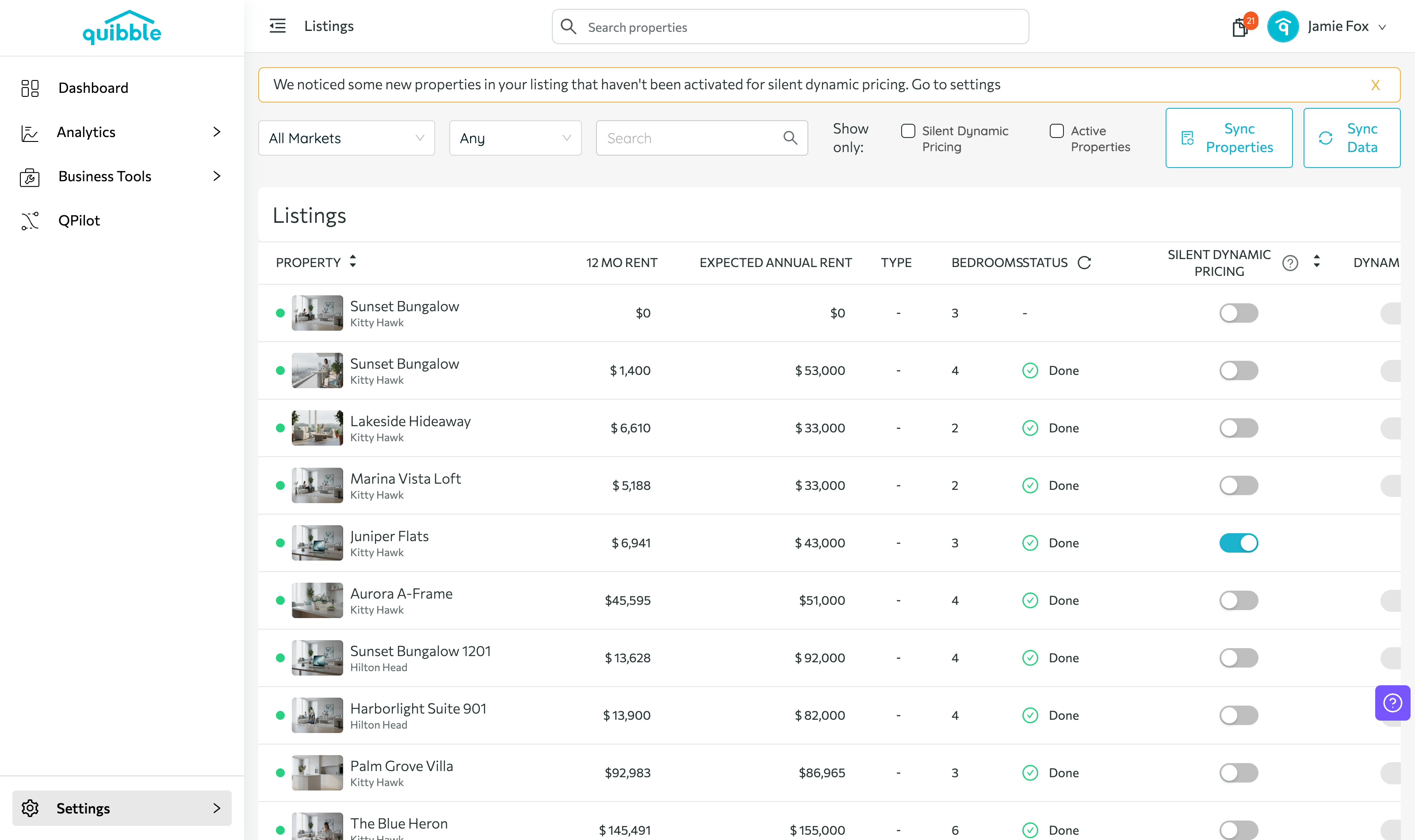 Turning on Dynamic Pricing — step 2