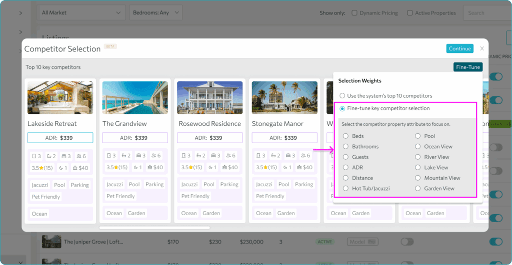 Turning on Dynamic Pricing — step 7