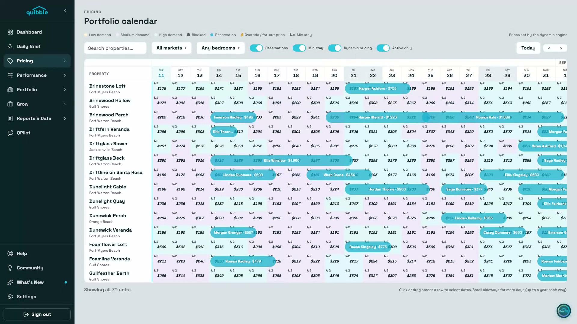 Portfolio Calendar
