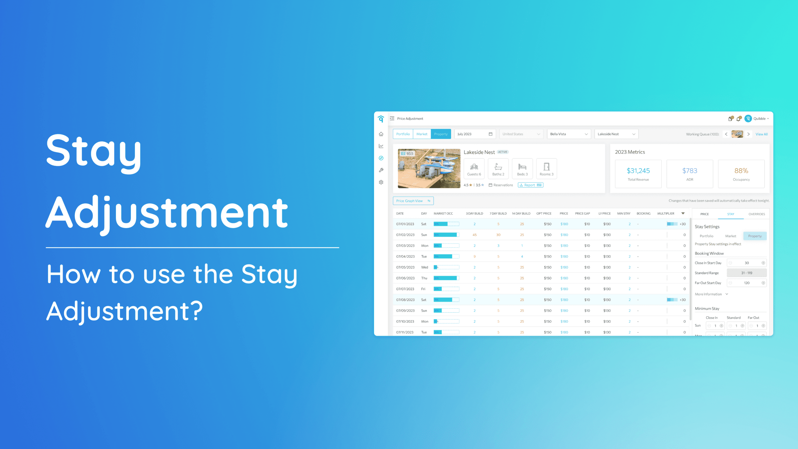 Stay Adjustment